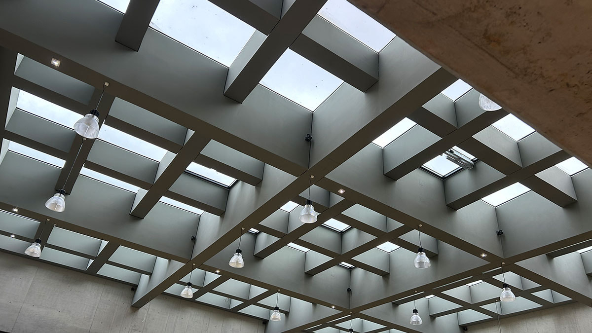 Mirotec Glasdach über dem EDGE Hafencity Hamburg